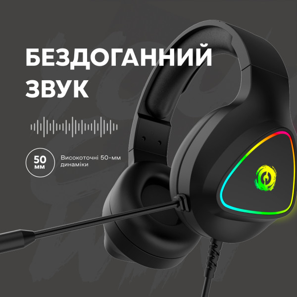 Фото - Гарнитура проводная игровая Canyon CND-SGHS6B Black
