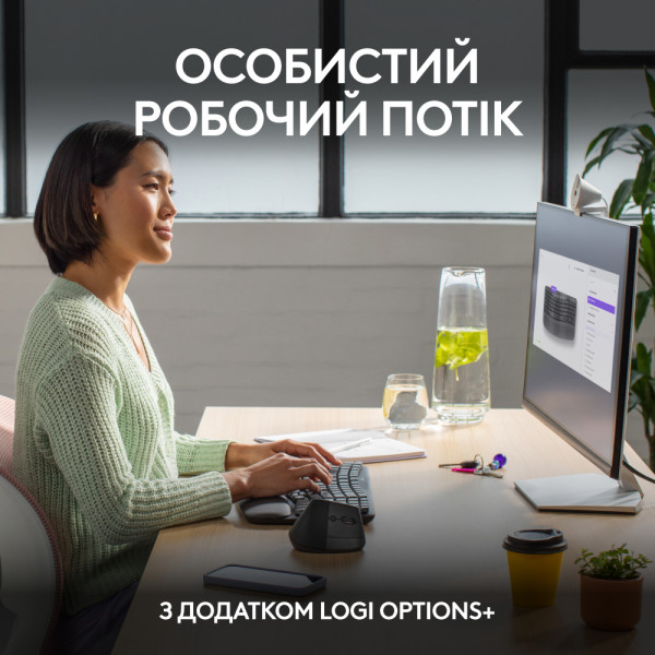 Фото - Клавіатура бездротова Logitech Wave Keys Bluetooth/Wireless Black (920-012304)