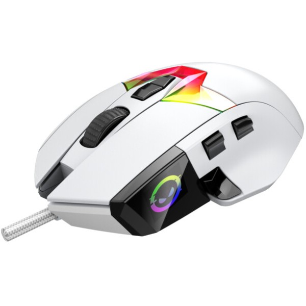 Фото - Миша дротова ігрова Lorgar MSP80 Wired Gaming Mouse Pro White (LRG-MSP80-WH)