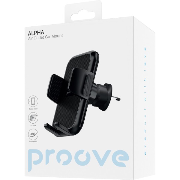 Фото - Автодержатель Proove Alpha Air Outlet Car Mount black (CHAP00000001)