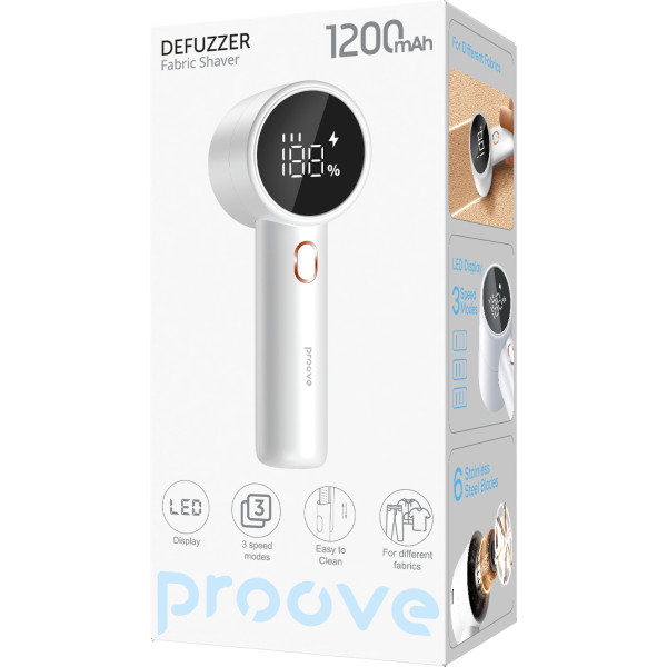 Фото - Тример для тканини Proove Defuzzer white (FSPD02000002)