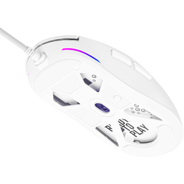 Фото - Миша дротова ігрова Lorgar MSA10 Ultralight Wired Gaming White (LRG-MSA10-WH)