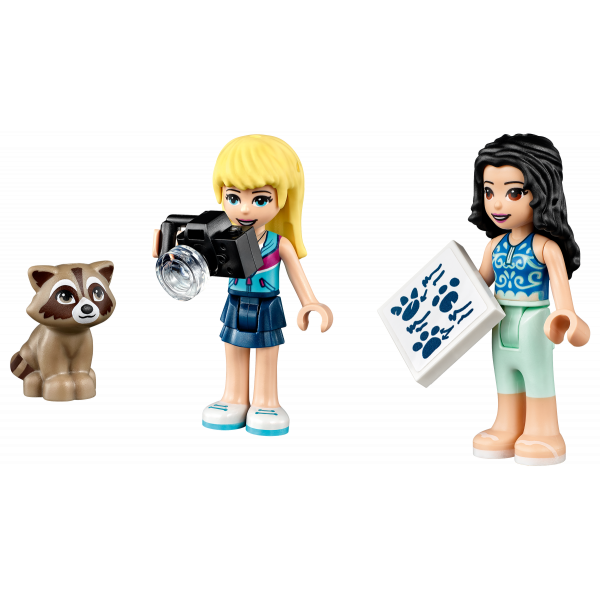 Фото - Конструктор LEGO Friends Лісовий будинок на колесах і вітрильника (41681)