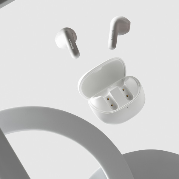 Фото - Навушники вкладиші бездротові TWS Proove Logic TWS APP white (TWLT54002202)