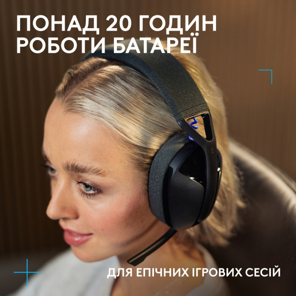 Фото - Гарнітура бездротова ігрова Logitech G321 LightSpeed Black (981-001563)