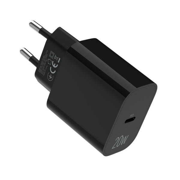 Фото - Мережевий зарядний пристрій MAKE 20W PD Black (MCW-2011BK)