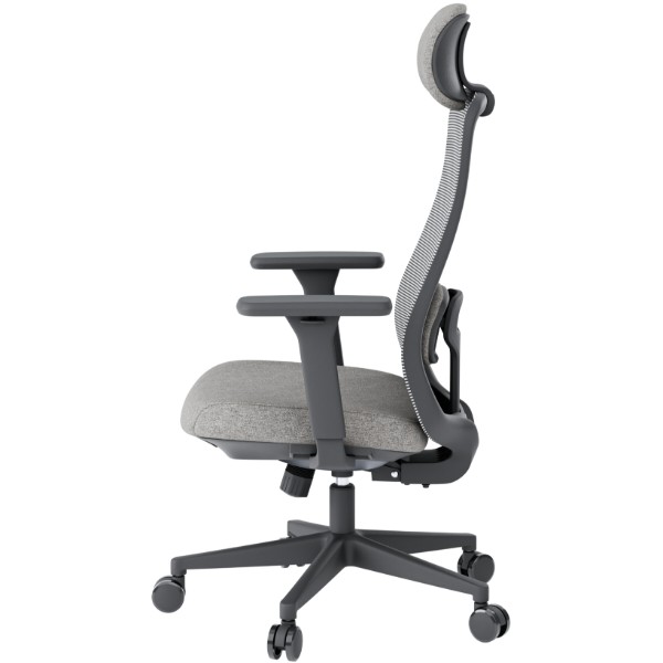 Фото - Крісло офісне OfficePro Wave (OC599-B-DG-DG) Black/Dark Gray