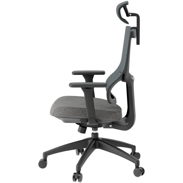 Фото - Кресло офисное OfficePro Elegant (OC600-B-DG-DG) Black/Dark Gray