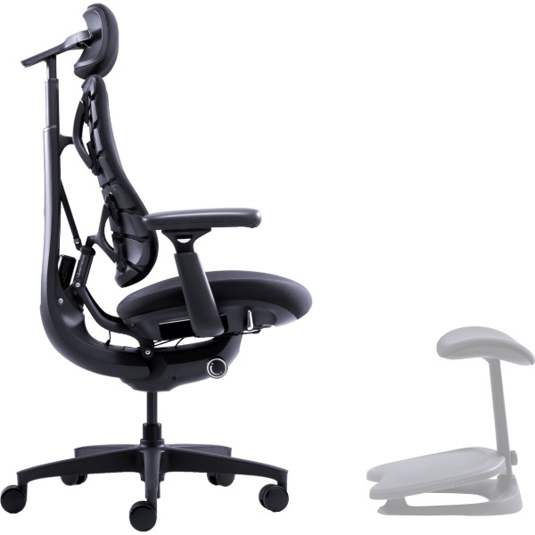 Фото - Крісло офісне LiberNovo Omni Midnight Black 48 см (CP-GW-0000015-00-01)