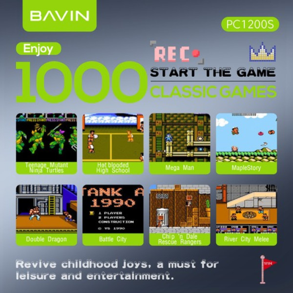 Фото - Батарея мобільна Bavin PC1200S 5000 mAh GAMING 20W Black (Y-PC1200S BK)