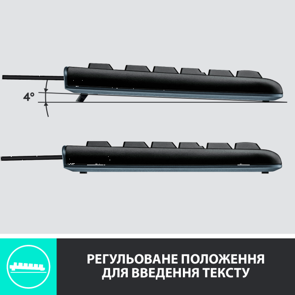 Фото - Клавіатура+миша Logitech MK120 USB UA (920-002563)