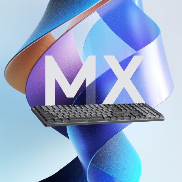 Фото - Клавіатура бездротова Logitech MX Mechanical Wireless Graphite Clicky (920-010759)
