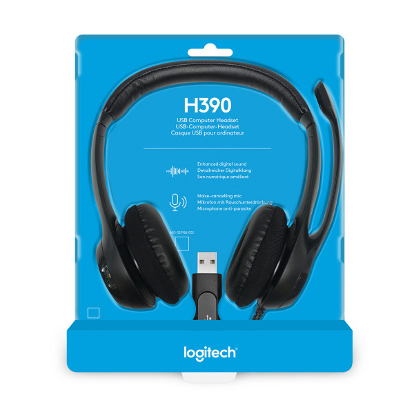 Фото - Гарнітура дротова Logitech H390 (981-000406)