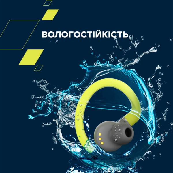 Фото - Наушники вкладыши беспроводные TWS Canyon OnRun 11 Sport Wireless charge Green (CNS-TWS11GR)