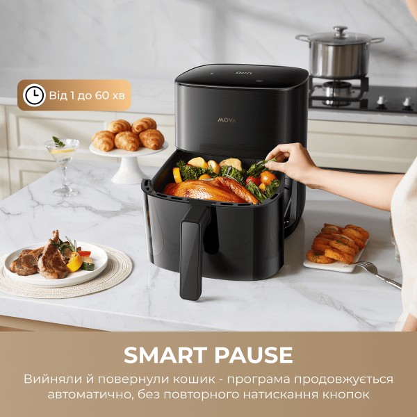 Фото - Мультипіч Mova AeroChef FD10s Pro Black (VFF12A-BL-S)