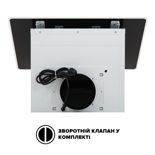 Фото - Витяжка декоративна Interline Flow WH A/60/GL/M
