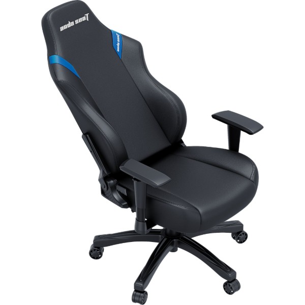 Фото - Крісло для геймерів Anda Seat Luna Size L Black/Blue PVC (AD18-44-BS-PV)