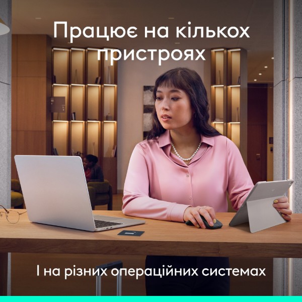 Фото - Мышь беспроводная Logitech Mobi Fold Graphite (910-007604)