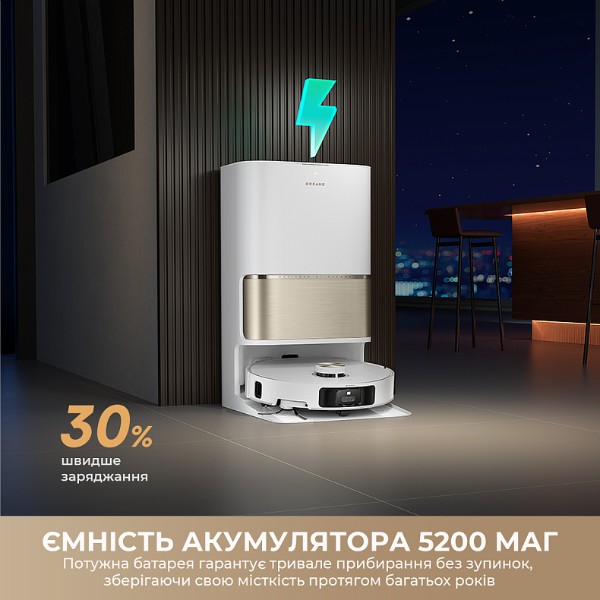 Фото - Робот-пилосос миючий Dreame L50s Pro Ultra White (RLL88HE-Wh)
