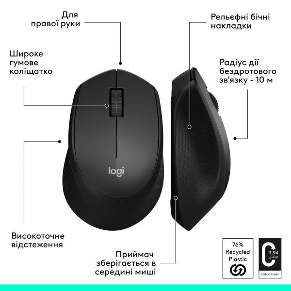 Фото - Мышь беспроводная Logitech M280 WL Black (910-004287)