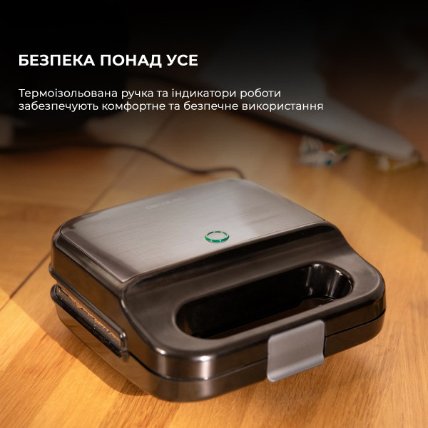Фото - Бутербродниця Cecotec Rock&Toast 4in1 (CCTC-04309)
