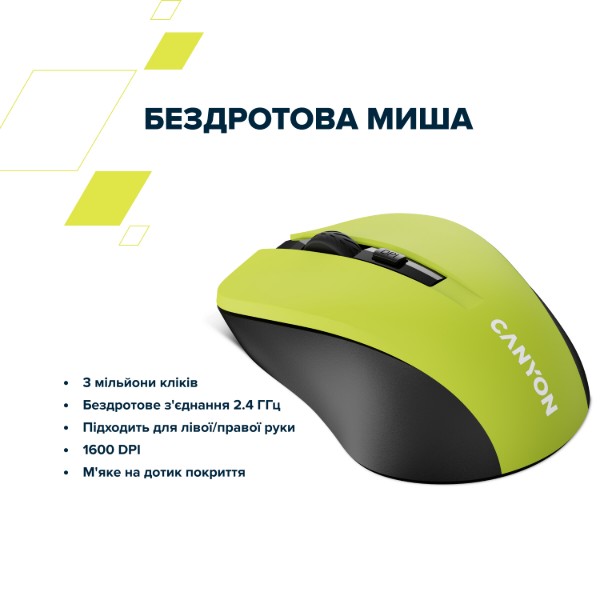 Фото - Миша бездротова Canyon CNE-CMSW1Y