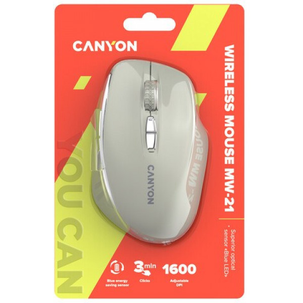 Фото - Миша бездротова Canyon MW-21 Cosmic Latte (CNS-CMSW21CL)