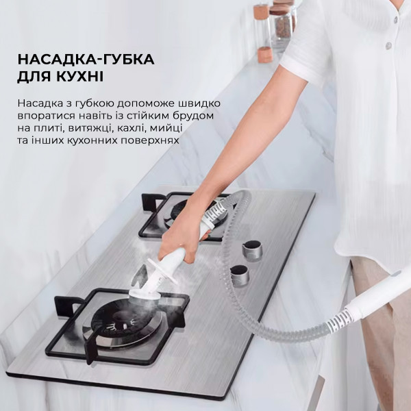 Фото - Пароочиститель Deerma Multi-function Steam Cleaner 1600W White (DEM-ZQ610)