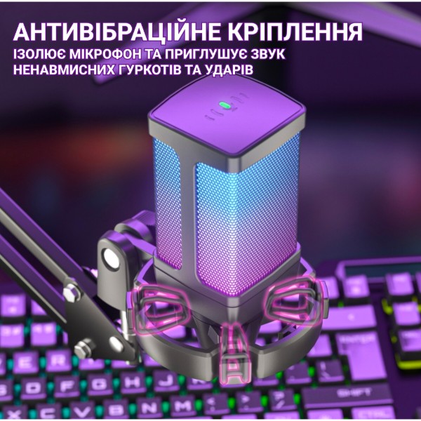 Фото - Мікрофон до комп'ютера Fifine Q6T USB Black