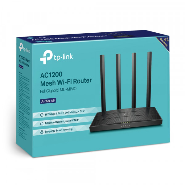 Фото - Маршрутизатор інтернет WiFi5 TP-Link Archer A6