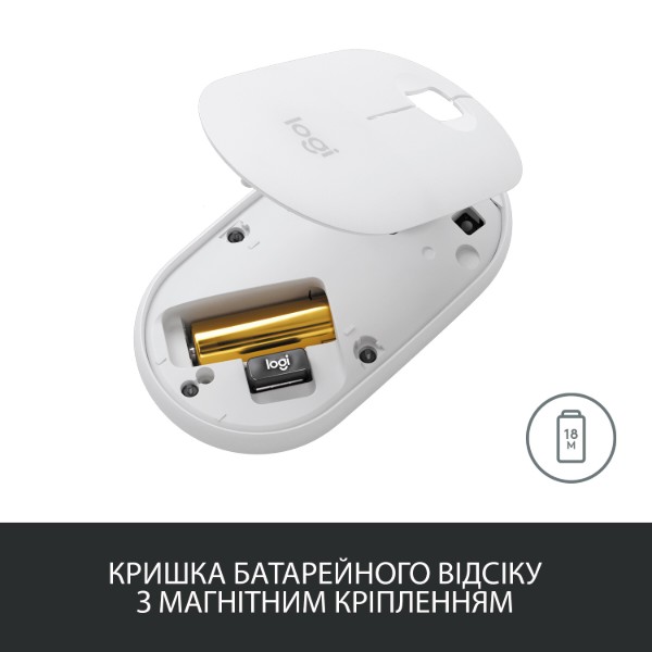 Фото - Мышь беспроводная Logitech Pebble M350 USB Eucalyptus (910-005720)