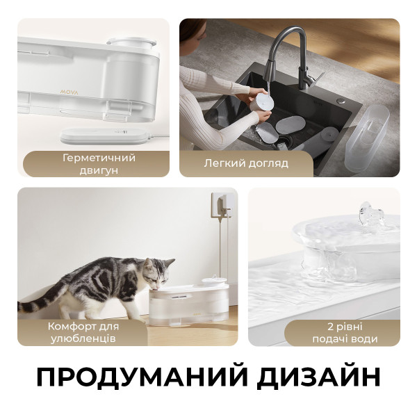 Фото - Смарт-поїлка Mova Pet Grooming WF10 Pro (PWB20A)