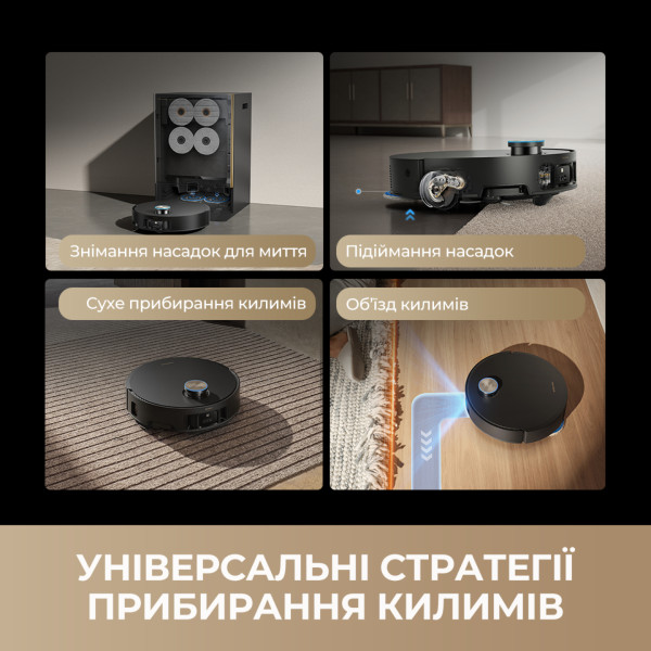 Фото - Робот-пылесос моющий Dreame Bot MatriX 10 Ultra Black (RLX95CE-bl)