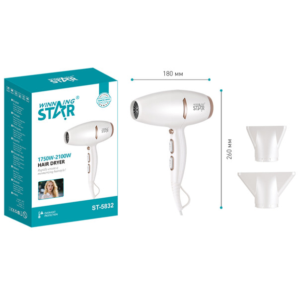 Фото - Фен WinningStar White (WNNGS-ST-5832-WH)