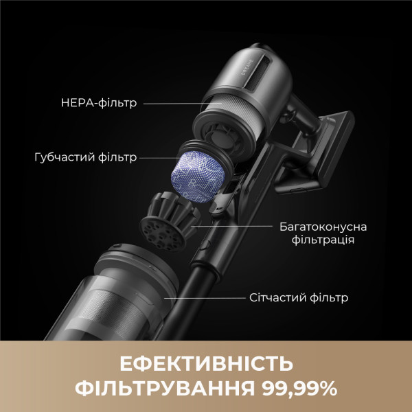 Фото - Пилосос ручний для дому Dreame Z40 Station (VZV33A)