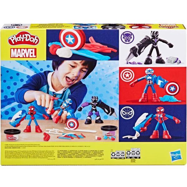 Фото - Набори для ліплення Hasbro Play Doh Пригоди героїв (G0333)