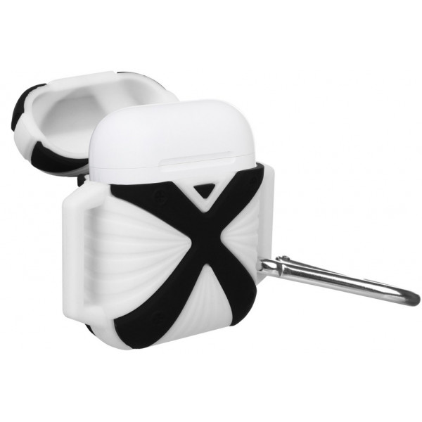 Фото - Чехол для наушников i-Smile X-HuWei for Apple AirPods IPH1443 Black+White (702333)