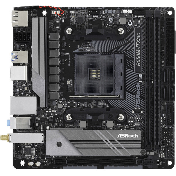 Фото - Материнська плата ASRock B550M-ITX/AC DDR4