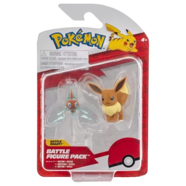 Фото - Набір ігрових фігурок Pokemon W17 - Іві та ротом (PKW3567-W17)