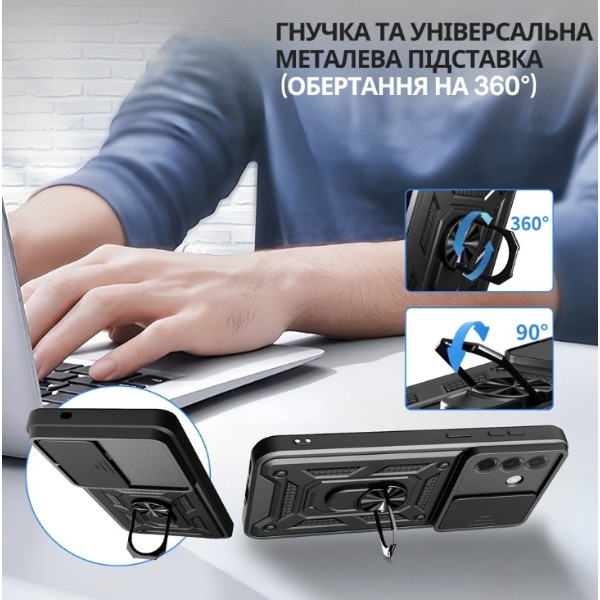 Фото - Чехол для смартфона BeCover Military for Samsung Galaxy А27 SM-A276 Black (715680)