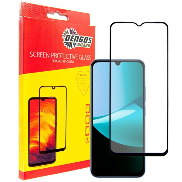 Фото - Захисне скло для смартфону DENGOS for Xiaomi Redmi A7 Pro Black Full Glue (TGFG-447)