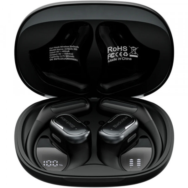 Фото - Наушники вкладыши беспроводные TWS Blackview AirBuds 300 Obsidian Black (6931548325826)