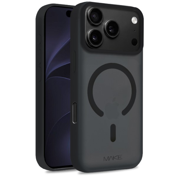 Фото - Чохол для смартфону MAKE Aura Magnet for Apple iPhone 18 Pro/17 Pro, Black (MCLAM-AI18P/17PBK)