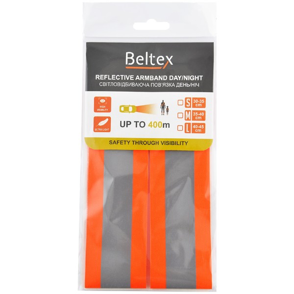 Фото - Светоотражающая лента Beltex S 30-35 см Orange (BX70600)