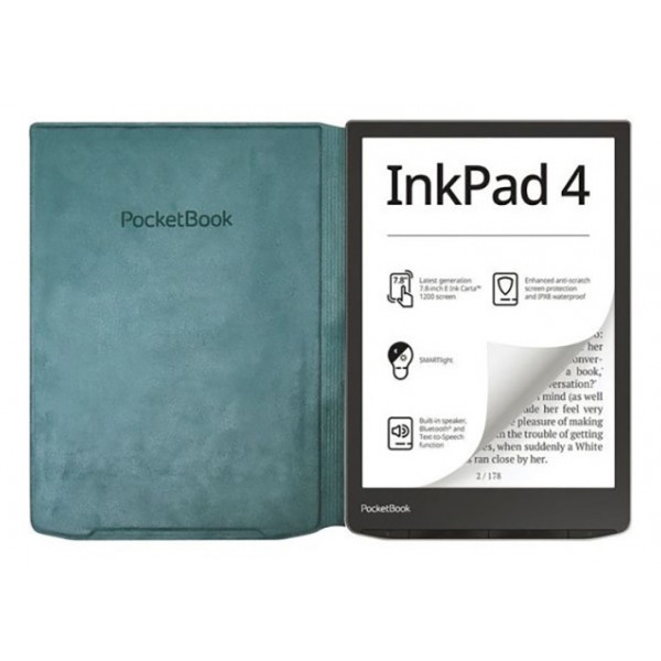 Фото - Чохол для електронної книги PocketBook 743 Flip Cover Sea Green (HN-FP-PU-743G-SG-WW)