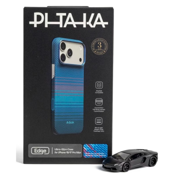 Фото - Чехол для смартфона Pitaka Edge Ultra-Slim Case Nights-Midnight-01 for iPhone 18 Pro Max/17 Pro Max (KI1803PM)