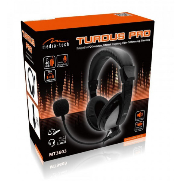 Фото - Гарнитура проводная Media-Tech Turdus Pro (MT3603)