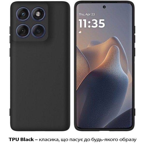 Фото - Чохол для смартфону BeCover for Motorola Edge 60 Black (713770)
