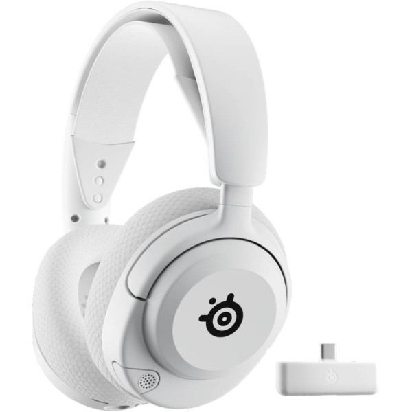 Фото - Гарнітура бездротова ігрова SteelSeries Arctis Nova 5X White (61677)