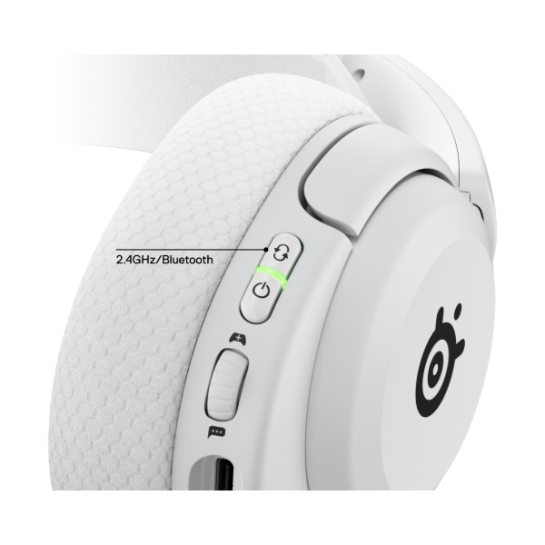 Фото - Гарнітура бездротова ігрова SteelSeries Arctis Nova 5X White (61677)